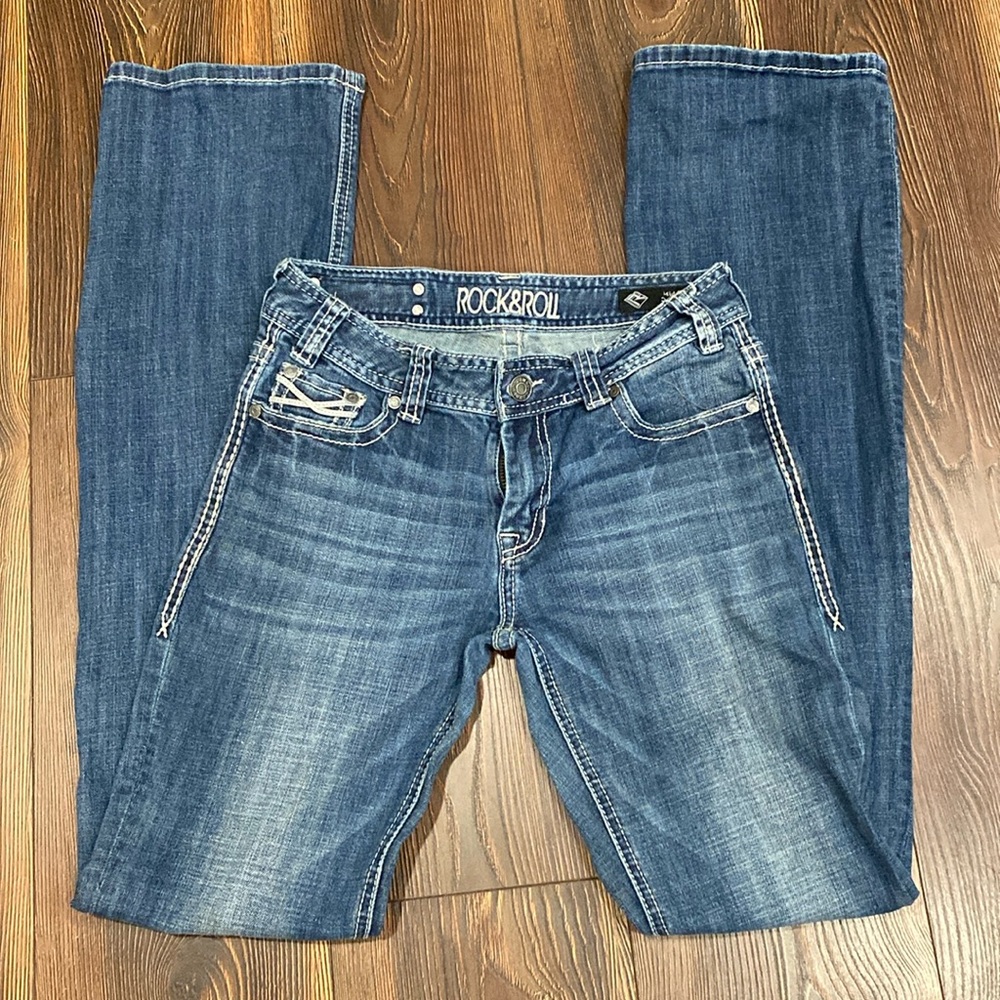 Rock and roll jeans. Good condition. Size 27x36 mid rise